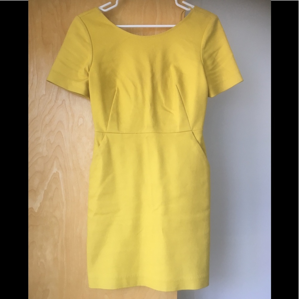 Mustard yellow sun dress, size 2